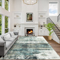 8x10 Area Rugs Washable Rug: Large Modern Abstract Living Room Rug Soft by GENTDRIZZ