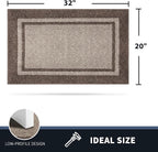 PURRUGS Dirt Trapping Door Mat 20" x 32", Non-Slip Machine Washable Entryway Rug - Image 2