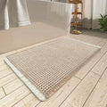AMOAMI Upgraded Waffle Bath Mat, Super Absorbent Non Slip Bath Mats by AMOAMI