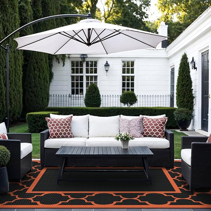 GENIMO 6' x 9' Outdoor Rug Waterproof - Image 5