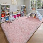 ONASAR Pink 6x9 Area Rugs for Living Room Bedroom, Large Fluffy Bedside Throw - Image 5