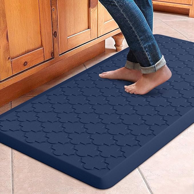 WISELIFE Kitchen Mat Cushioned Anti Fatigue Floor Mat, Thick Non Slip Water by WiseLife