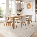 Nakagishi 10x14 Area Rugs Living Room: Washable Large Vintage Rug Neutral - Image 6