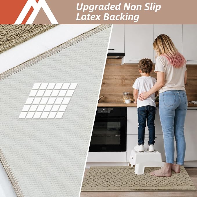 COSY HOMEER-Kitchen-Rugs-and-Mats 20"x30" Non Slip Kitchen Mats - Image 4