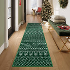 Lahome Christmas Runner Rug for Hallway 2x8 Non Slip Soft Long Kitchen Carpet - Image 8