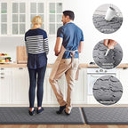 Kitchen Mat Cushioned Anti-Fatigue Floor Mat Water Resistant Non-Skid Kitchen - Image 6