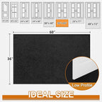 Mibao Super Absorbent Front Door Mat, Non-Slip Washable Indoor Doormats - Image 3