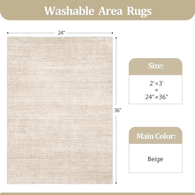 Valenrug Washable Rugs 2x3 - Image 2
