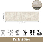 Runner Rug 2x10 Washable Non-Slip Hallway: Vintage Boho Carpet - Image 2