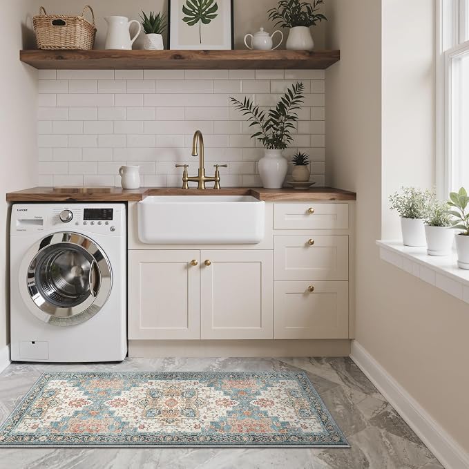 GENIMO Kitchen Rugs Non Slip Washable, 2’x5’ Kitchen Mats - Image 2