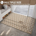 Indoor Door Mat 17x30, Dirt Resistant & Absorbent Doormat - Image 2