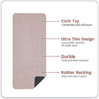 Bosap Bath Mat, Ultra Thin Bathroom Runner Rugs, Large Bath Mats - Image 2