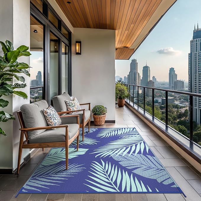 GENIMO Outdoor Rug 6' x 9' Waterproof - Image 4