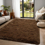 Andecor Soft Fluffy Bedroom Rugs, 3 x 5 Feet Indoor Shaggy Plush Area Rug - Image 2