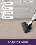 DEXI Ultra Thin Door Mat Indoor Entrance 24x36, Non Slip Rubber Backed Entryway - Image 7