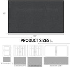 Front Door Mat, Non-Slip Welcome Mat, Absorbent & Dirt Resistant, Low Profile - Image 2