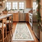 Washable Kitchen Rug Runners for Hallways: 2'6"x8' Bedroom Rug Non Slip Low - Image 2