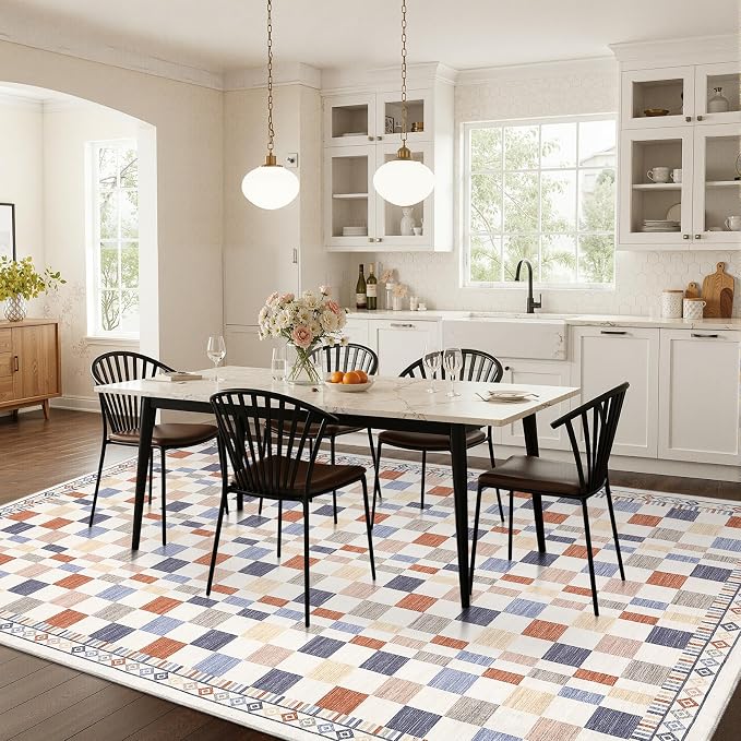 GarveeHome 9x12 Area Rug for Living Room Machine Washable Non-Slip Low Pile - Image 9