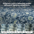 Washable Rugs 8x10 Area Rugs for Living Room, Dining Room- Soft Low Pile Stain - Image 8