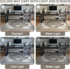 48"x72" Office Chair Mat for Hardwood Tile Floor, Under Desk Carpet Protector - Image 6
