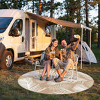 Pauwer Waterproof Outdoor Rug 6ft, Reversible Plastic Straw Patio Camping Rug - Image 7