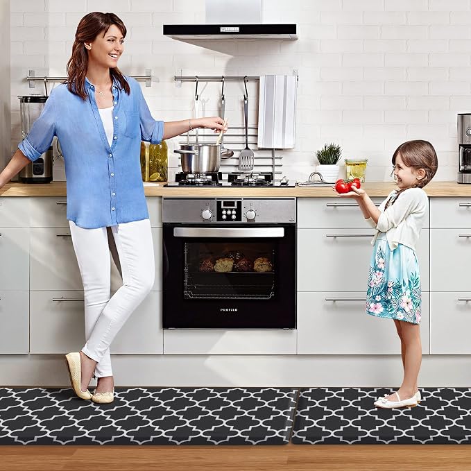 KMAT Kitchen Mat 0.47inch Cushioned Anti-Fatigue Kitchen Rug, Waterproof - Image 6