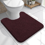 OLANLY Toilet Rugs U-Shaped 20x20, Extra Soft Absorbent Chenille Contour by OLANLY