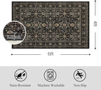 Ruaruarug Washable Area Rug 4x6 - Image 2