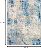 Lahome Modern Abstract 9x12 Area Rugs - Image 2