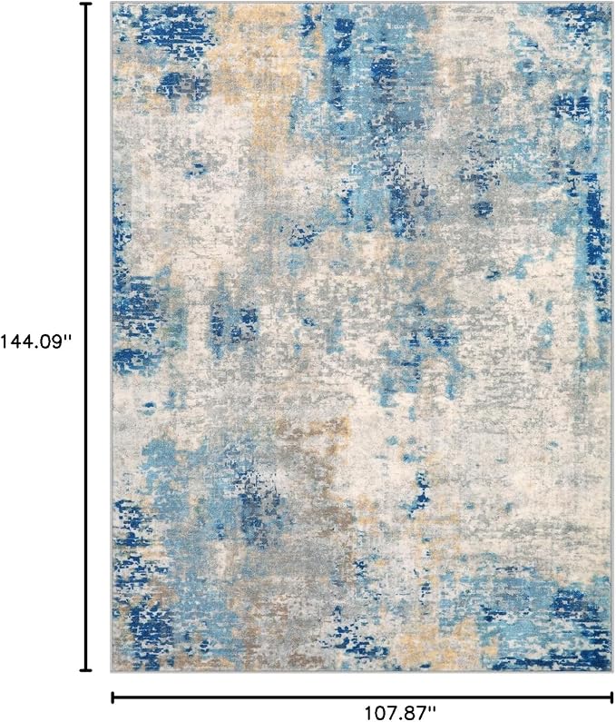 Lahome Modern Abstract 9x12 Area Rugs - Image 2