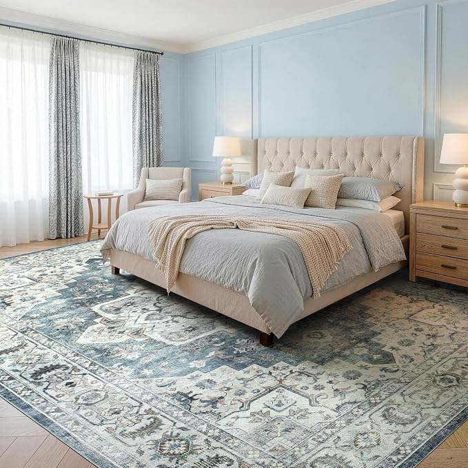 Lessymo Washable Area Rug for Living Room, 10x14 Large Rugs - Image 2