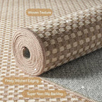 YDKGL 2x5 ft Hallway Runner Rug Boho Woven Washable Long Kitchen Runner Rugs - Image 5