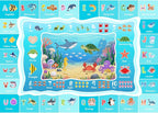 ABC Kids Ocean Rug for Playroom, 4x6 ft Alphabet Classroom Rug, Educational - Image 3