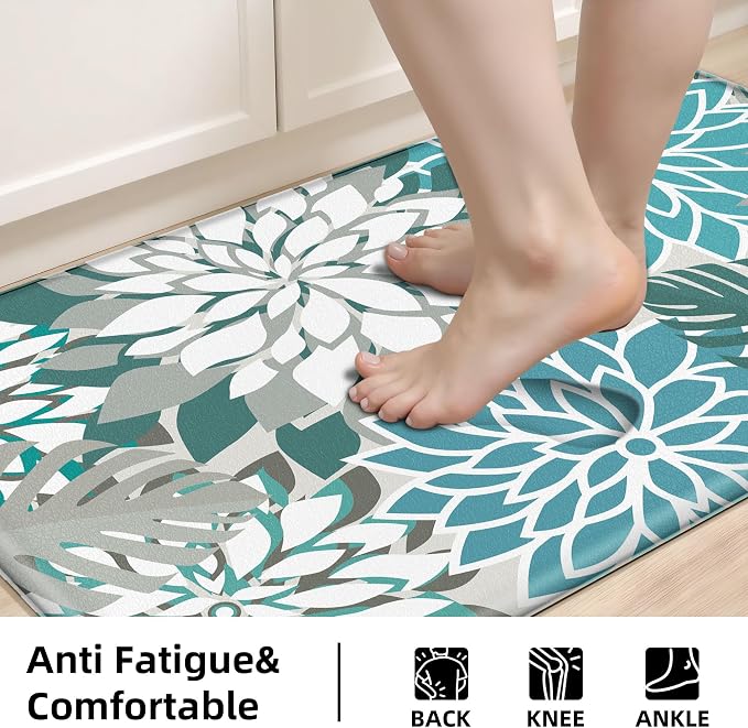 Arenarug Kitchen Mats for Floor 2PCS Cushioned Anti Fatigue Kitchen Mats - Image 4