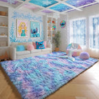 PAGISOFE 9x12 Rainbow Large Area Rug by PAGISOFE