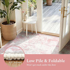 Rugflix 8x10 Area Rugs for Kids Girls Room, Washable Large Rug Stain-Resistant - Image 8