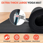 Stepwaver Extra Large Exercise Mat, Shoe-Friendly, Ultra Durable, Thick Large - Image 5