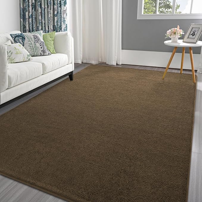Pettop 4x6 ft Light Brown Area Rugs by Pettop