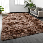Deerhoo Shag Area Rug, 4 X 6 Tie-Dyed Plush Fuzzy Rugs by Deerhoo