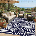 Smiry Outdoor Rug 8x10 ft, Waterproof Reversible Plastic Straw Rugs, Outdoor by Smiry