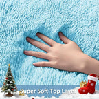 Ophanie 5x8 Light Blue Rugs for Living Room, Kids Rug, Playroom Area Rugs for - Image 2