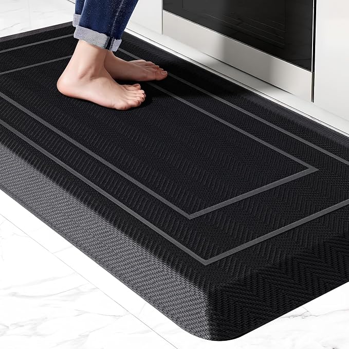 UKISS 9/10"" Extra Thick Cushioned Anti Fatigue Kitchen Mat, Waterproof High by Unknown