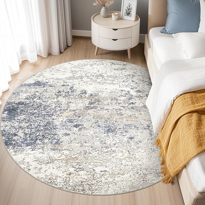 DMOYEST 5ft Round Area Rug Living Room Rugs - Image 2