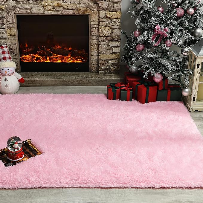 Andecor Soft Fluffy Bedroom Rugs, 5 x 8 Feet Indoor Shaggy Plush Area Rug - Image 9