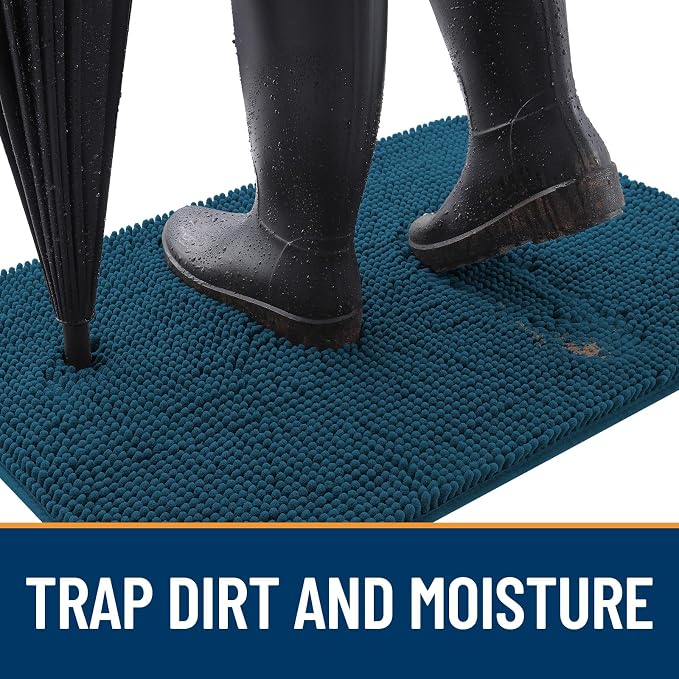 OLANLY Dog Door Mat for Muddy Paws 70x32, Absorbs Moisture and Dirt, Absorbent - Image 2