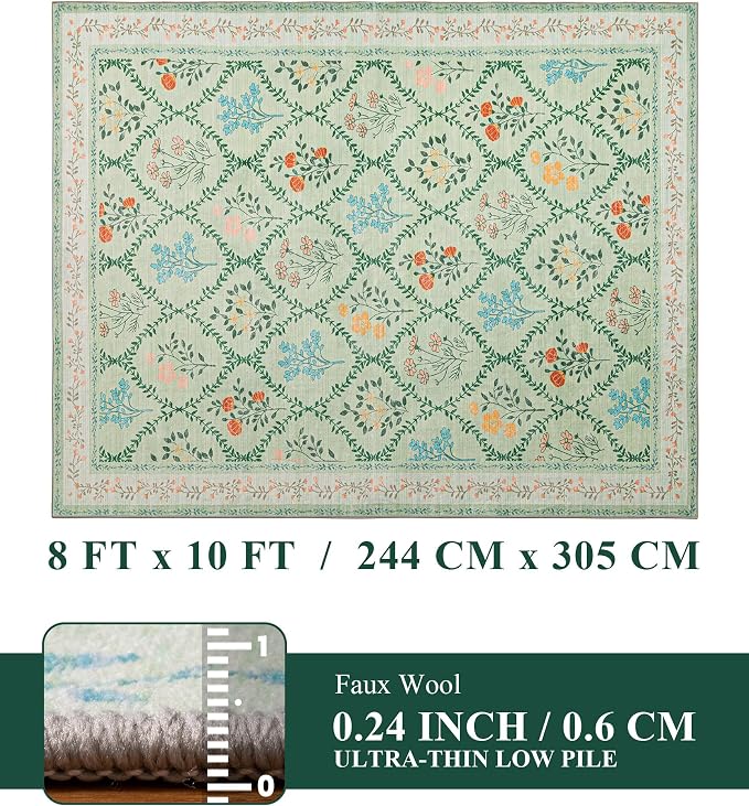 YIHOUSE Washable 8x10 Area Rugs - Image 8