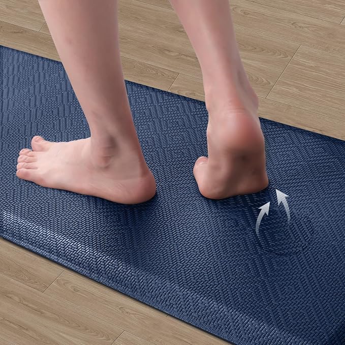 Mattitude Kitchen Mat Cushioned Anti-Fatigue Floor Mat Water Resistant Non-Slip - Image 3