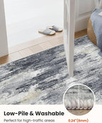AMADA HOMEFURNISHING 6x9 Washable Area Rug, Modern Abstract Living Room Rug - Image 7