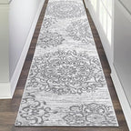 HEBE Hallway Runner Rug 2'x10' Washable Vintage Distressed Area Rugs Non Slip - Image 7