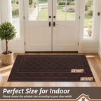 BEQHAUSE Dirt Trapper Door Mat 32" x 72", Doormat Non-Slip Entryway Rugs - Image 2